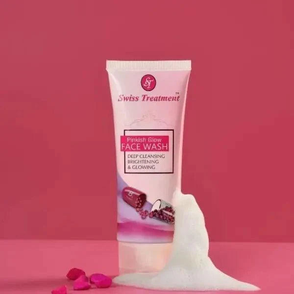 Swiss Treatment Pinkish Glow Face Wash - 100ml - Buy Online in Pakistan at Cosmia.pk