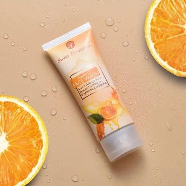 Swiss Treatment Vitamin-C Face Wash - 100ml - Buy Online in Pakistan at Cosmia.pk