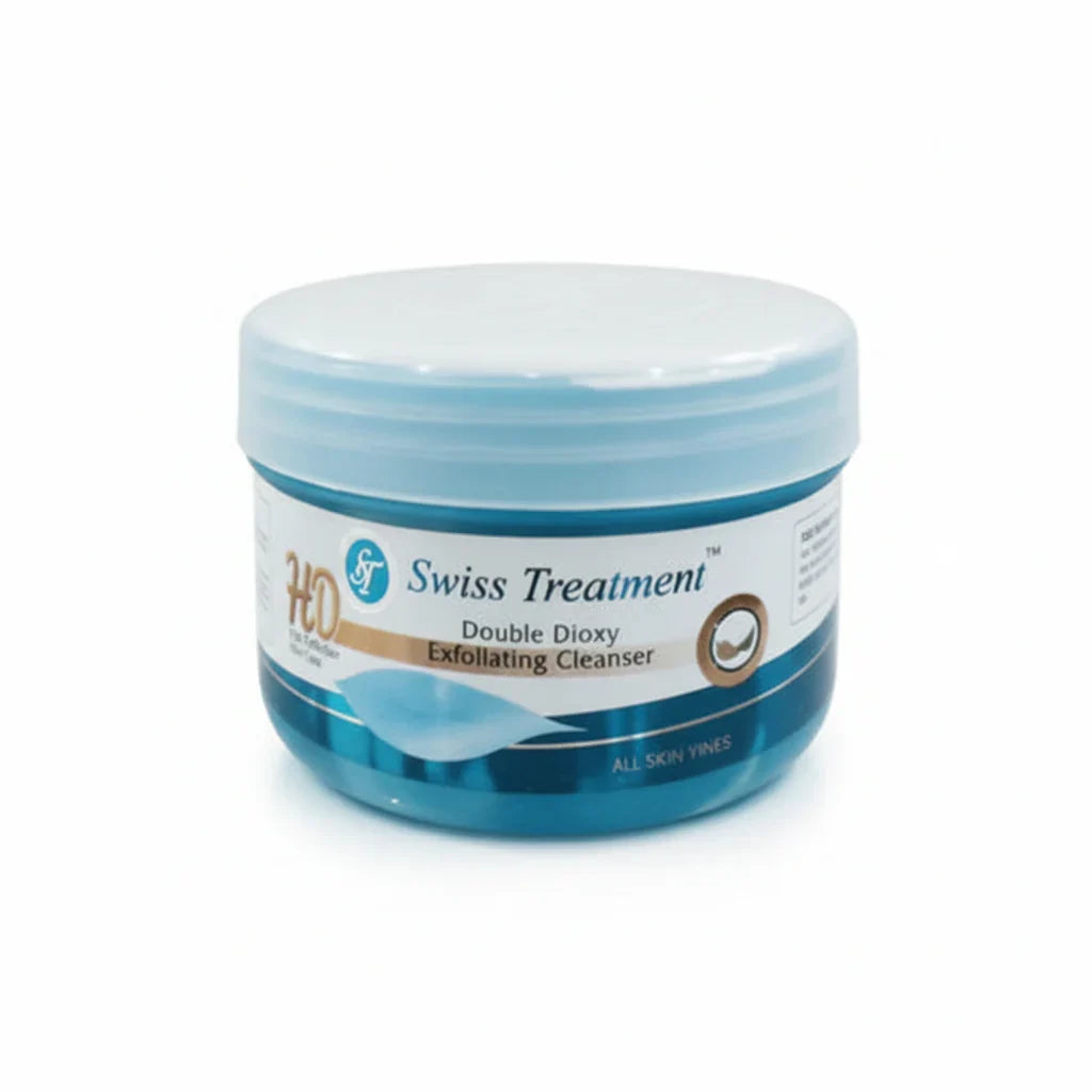 Swiss Treatment Double Dioxy Exfollating Cleanser - 300g - Buy Online in Pakistan at Cosmia.pk