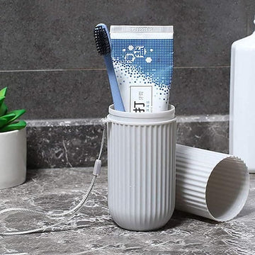Capsule Toothbrush Holder, Travel Toiletries Storage Cup - Buy Online in Pakistan at Cosmia.pk