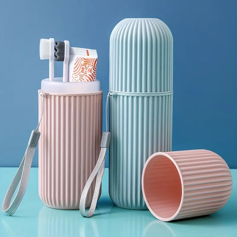 Capsule Toothbrush Holder, Travel Toiletries Storage Cup - Buy Online in Pakistan at Cosmia.pk