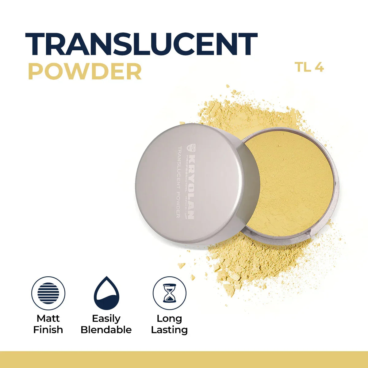 Kryolan - Translucent Powder 60g - Buy Online in Pakistan at Cosmia.pk