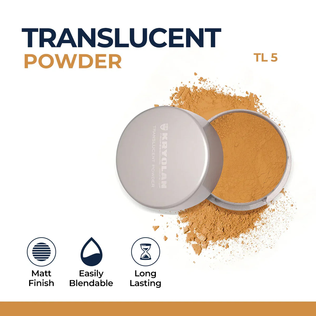 Kryolan - Translucent Powder 60g - Buy Online in Pakistan at Cosmia.pk