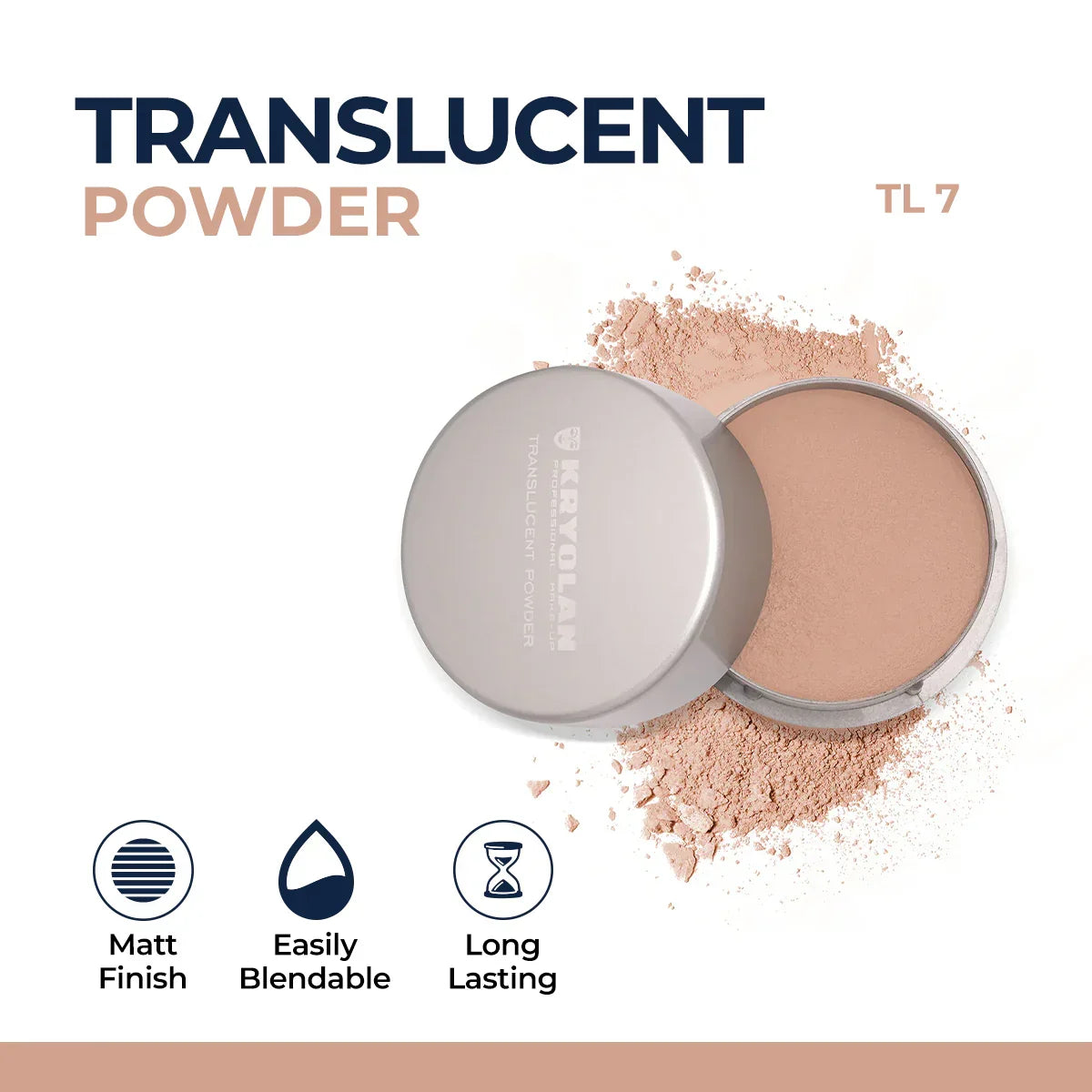 Kryolan - Translucent Powder 60g - Buy Online in Pakistan at Cosmia.pk