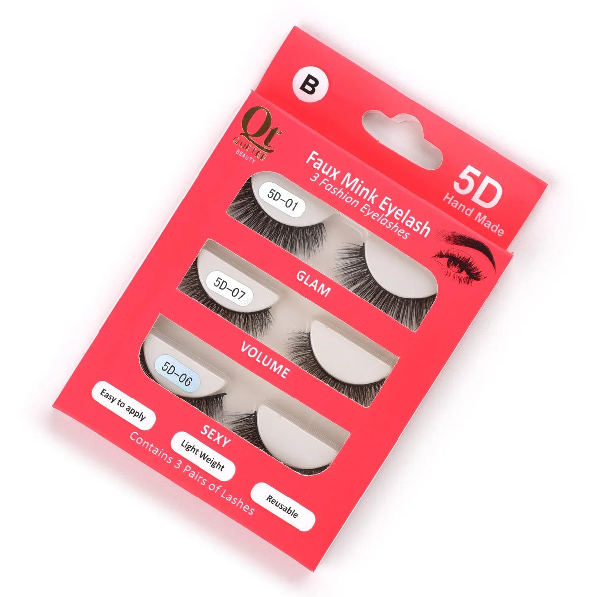Quetee Beauty Faux Mink Eyelash-Pack Two - Buy Online in Pakistan at Cosmia.pk