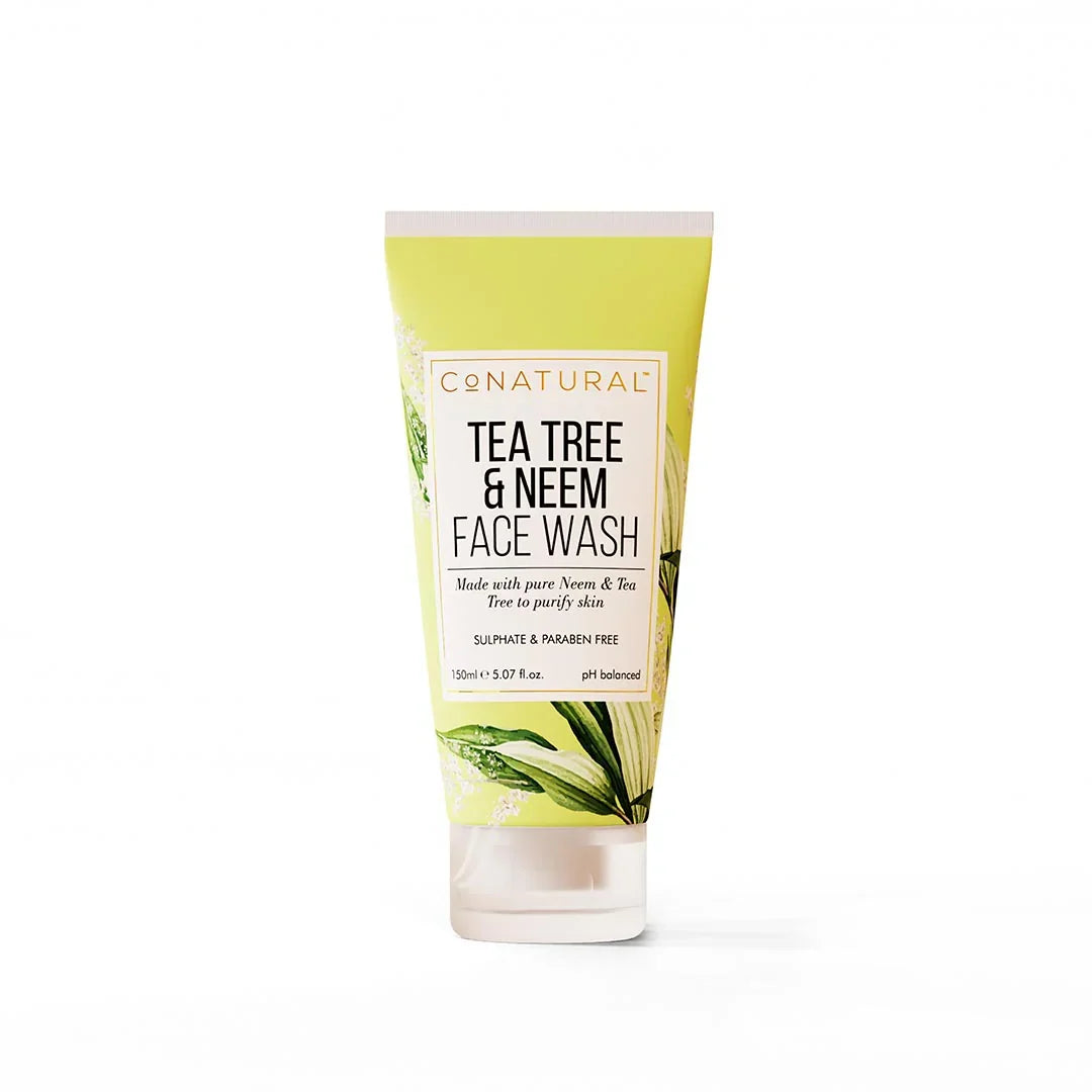 CoNatural Tea Tree & Neem Facewash - 150ml - Buy Online in Pakistan at Cosmia.pk