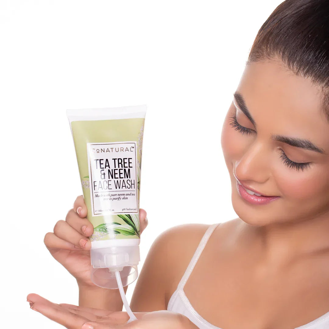 CoNatural Tea Tree & Neem Facewash - 150ml - Buy Online in Pakistan at Cosmia.pk