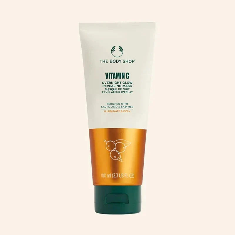 The Body Shop Vitamin C Overnight Glow Revealing Mask - 100ml - Buy Online in Pakistan at Cosmia.pk