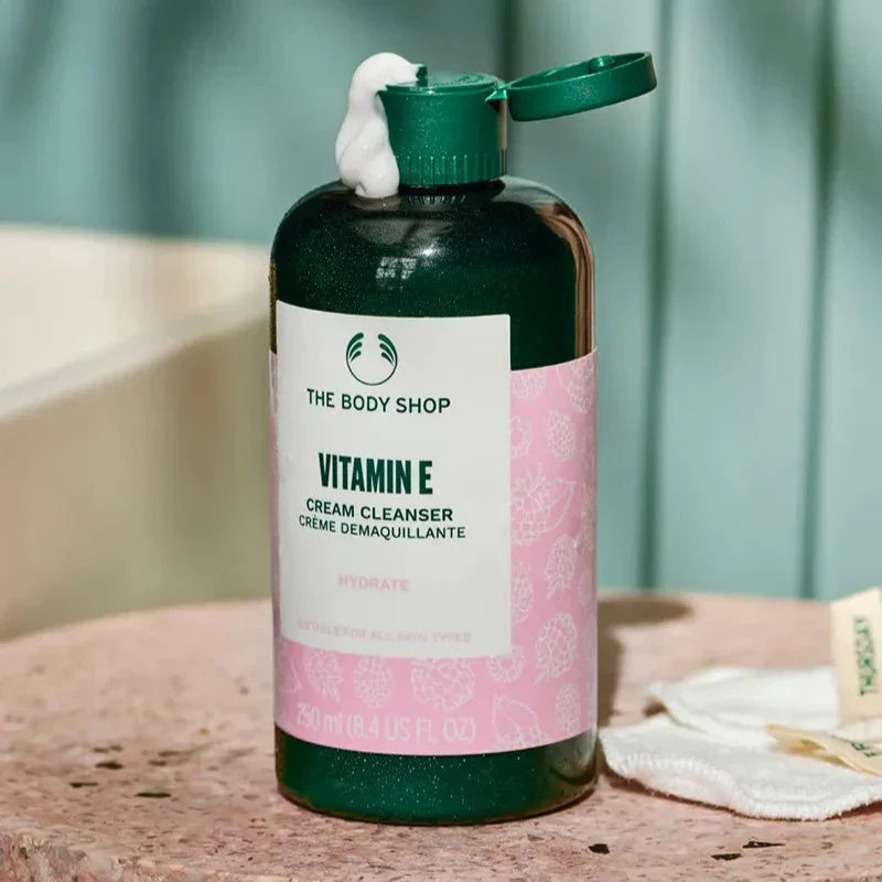The Body Shop Vitamin E Cream Cleanser -  250ml - Buy Online in Pakistan at Cosmia.pk
