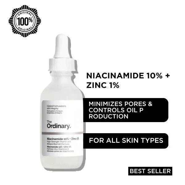 The Ordinary Niacinamide 10% + Zinc 1% Serum - 30ml - Buy Online in Pakistan at Cosmia.pk