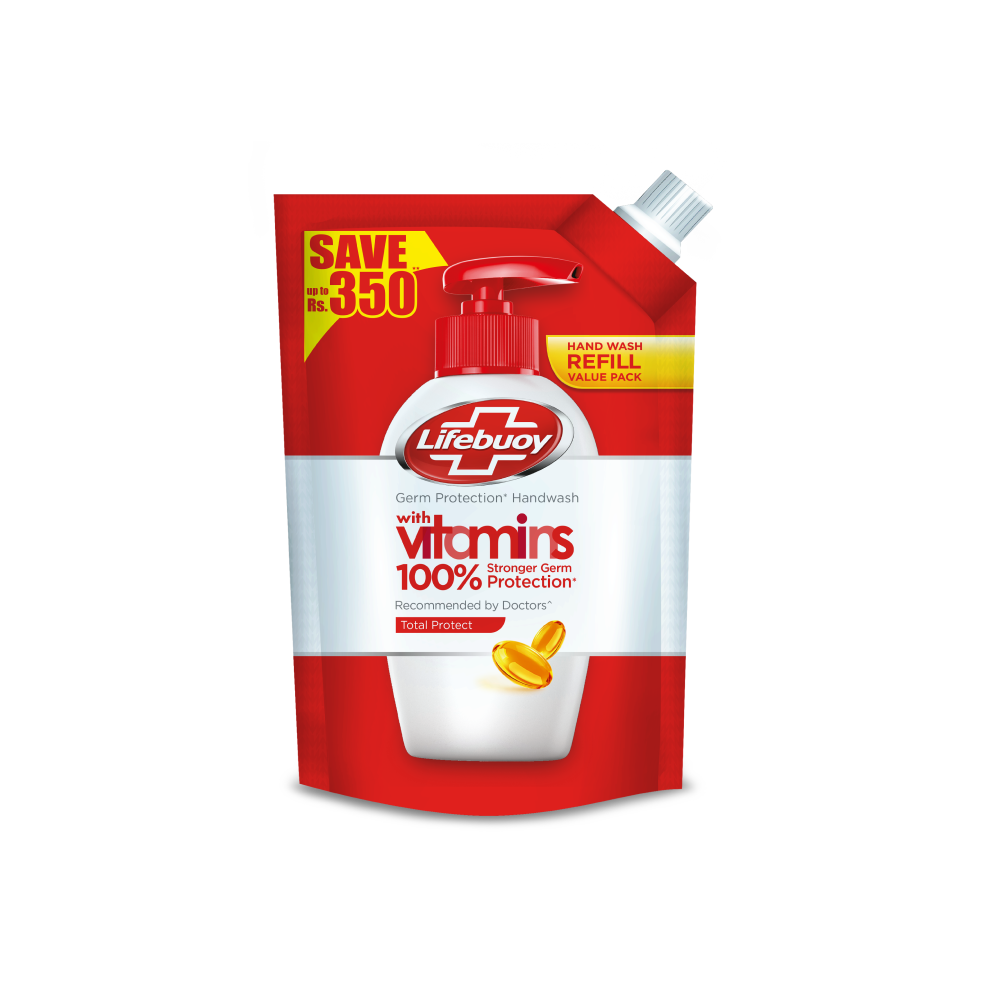 Lifebuoy Total Protect With Vitamins Hand Wash 400ml - Buy Online in Pakistan at Cosmia.pk