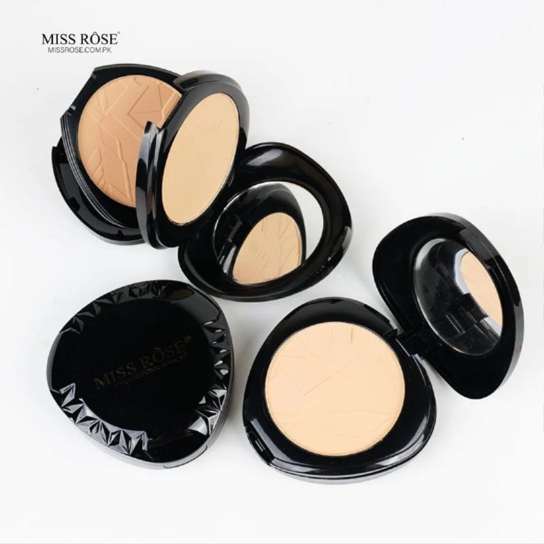 Miss Rose Bright Black Triangle Double Layer Powder - Buy Online in Pakistan at Cosmia.pk