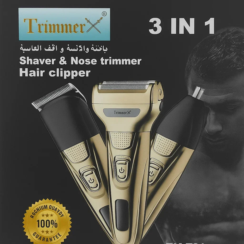 Trimmer X TM-T21 3-in-1 grooming kit - Buy Online in Pakistan at Cosmia.pk