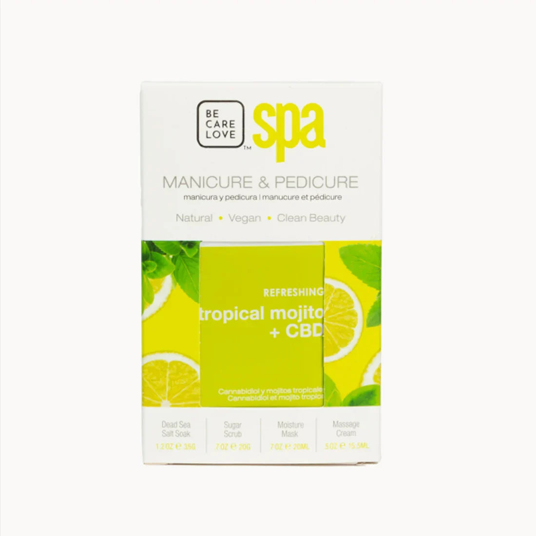 Be Care Love Tropical Mojito Spa 4 Pcs Set - Buy Online in Pakistan at Cosmia.pk
