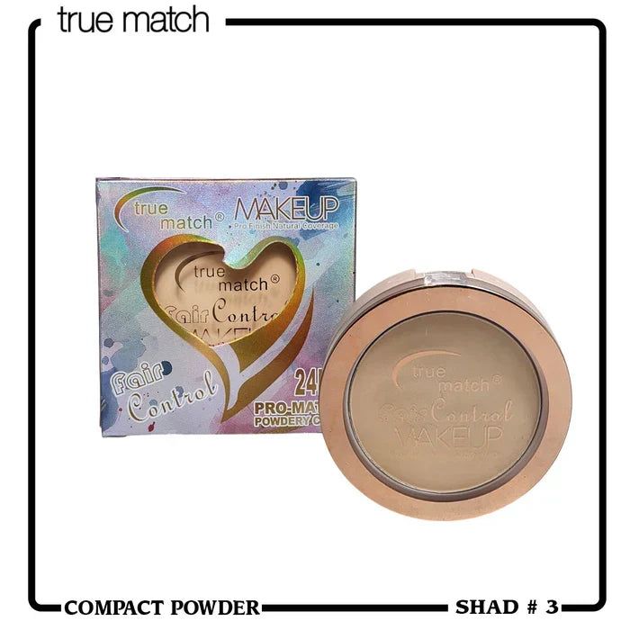 True Match Fair Control Matte Compact Powder - Shade 3 - Buy Online in Pakistan at Cosmia.pk