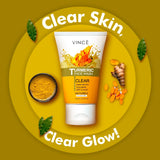 Vince Turmeric Face Wash - 120ml - Buy Online in Pakistan at Cosmia.pk