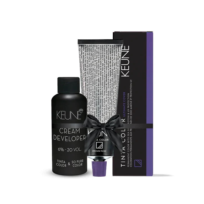 Keune Ultimate Cover DARK BLONDE 6.00 with Keune Developer 20 Volume - 60 ml - Buy Online in Pakistan at Cosmia.pk