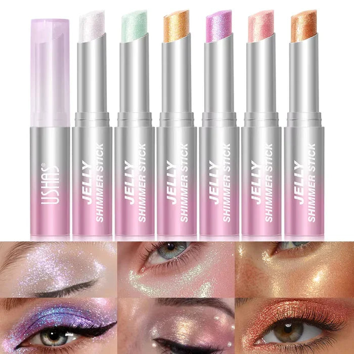 USHAS Jelly Eyeshadow Stick – Long Lasting Metallic Shimmer Eye Color - Buy Online in Pakistan at Cosmia.pk