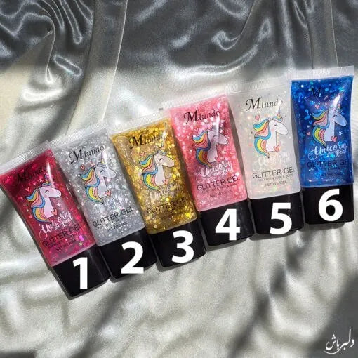 Muindo Unicorn Liquid Glitter Gel - 30ml - Buy Online in Pakistan at Cosmia.pk