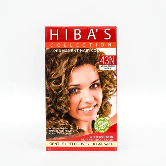 Hibas Collection Hair Color 43N Medium Golden Brown (60-ml) - Buy Online in Pakistan at Cosmia.pk