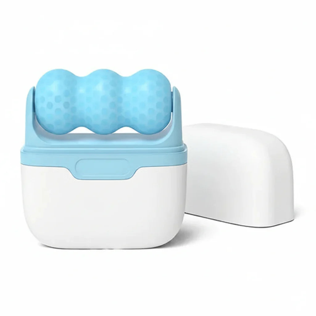 2-in-1 W+V Shaped Face Roller & Cool Ice Body Massager - Buy Online in Pakistan at Cosmia.pk