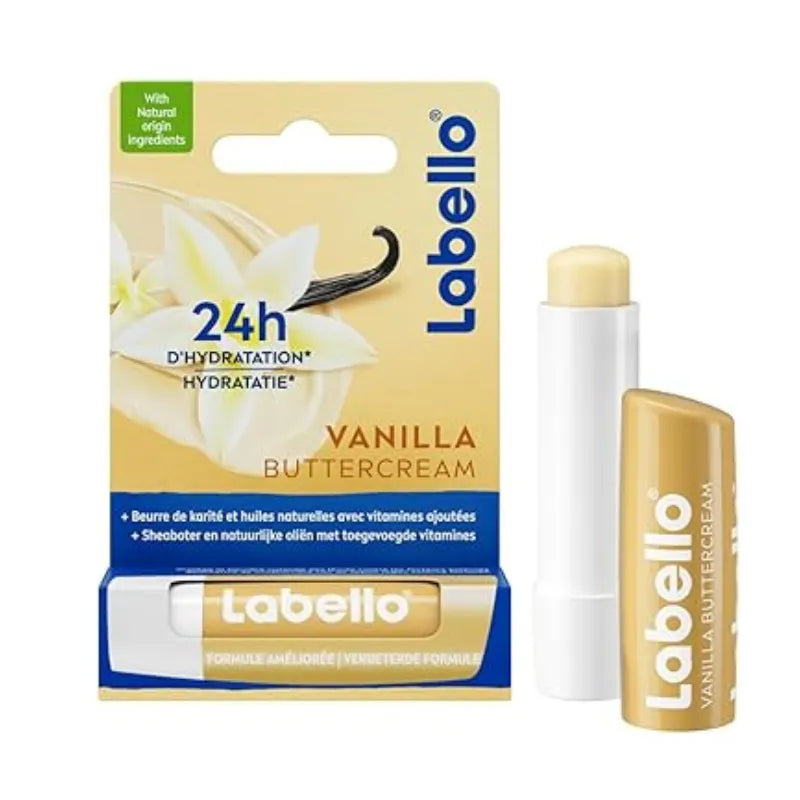Original LABELLO Vanilla Buttercream Lip Balm - 4.80g - Buy Online in Pakistan at Cosmia.pk