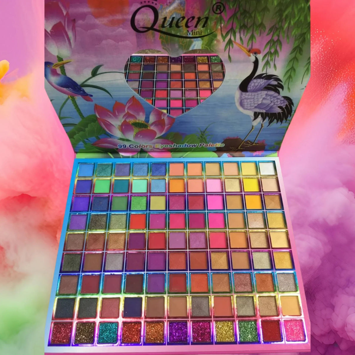 Mini Queens Pigmented Professional Eyeshadow Palette - 99 Colors - Buy Online in Pakistan at Cosmia.pk