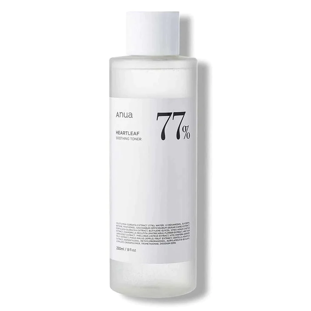 Anua Heartleaf 77% Soothing Toner 250ml – Calming pH Toner for Sensitive Skin - Buy Online in Pakistan at Cosmia.pk