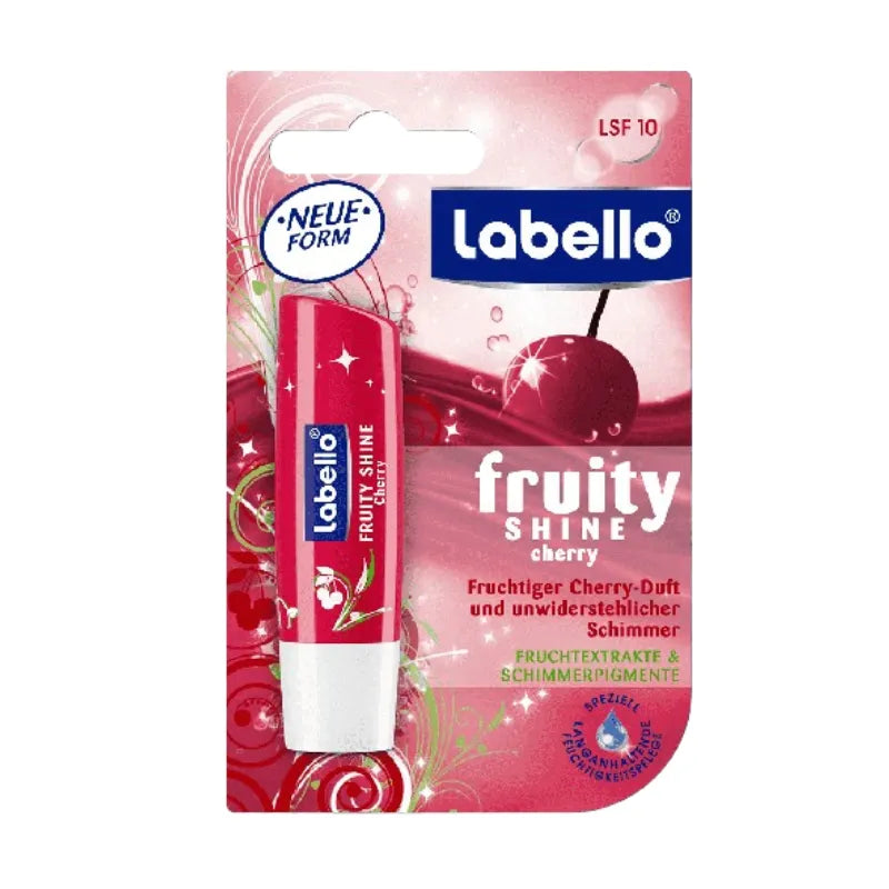 Labello Fruity Shine Cherry Lip Balm – 4.8g - Buy Online in Pakistan at Cosmia.pk