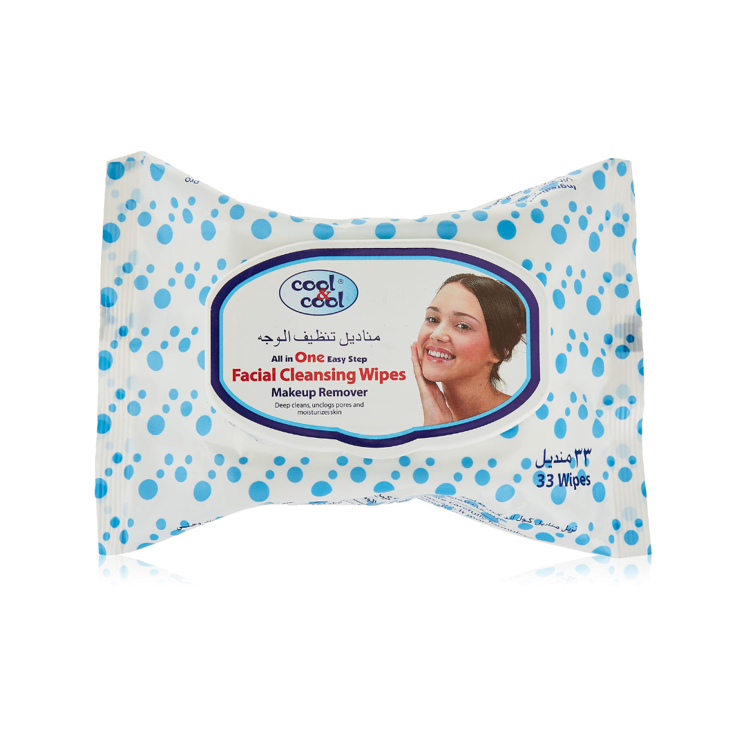 Cool & Cool Makeup Remover Wipes (33 Pieces) - Buy Online in Pakistan at Cosmia.pk