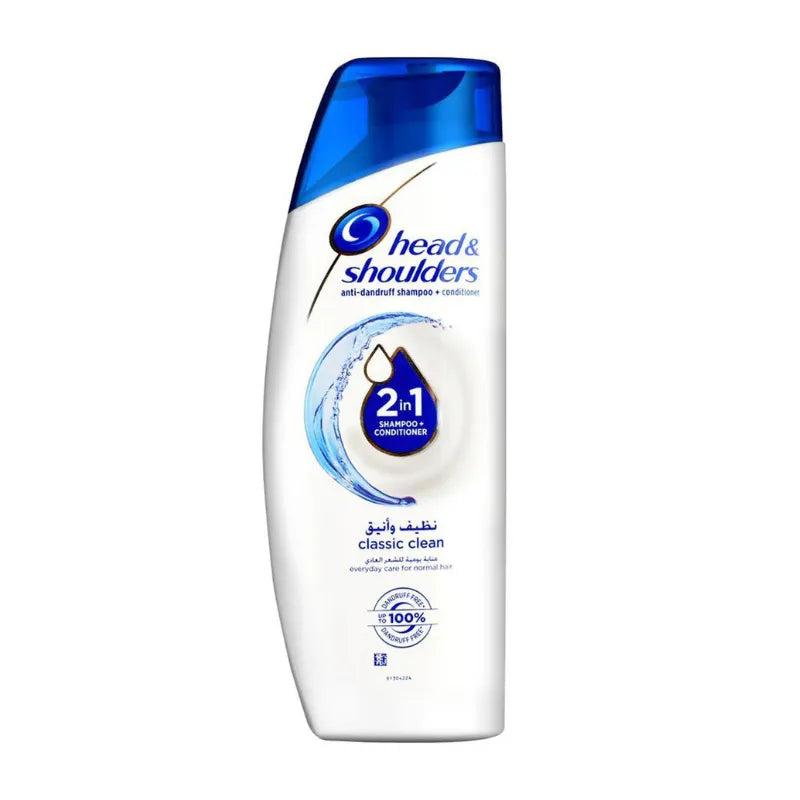 Head & Shoulders Classic Clean 2 in 1 Antidandruff Shampoo 360ml - Buy Online in Pakistan at Cosmia.pk