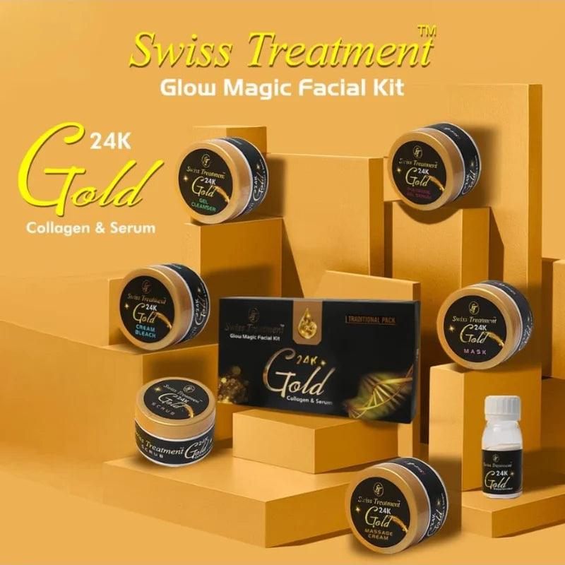 Swiss Treatment 24K Glow Magic Facial Kit - Buy Online in Pakistan at Cosmia.pk