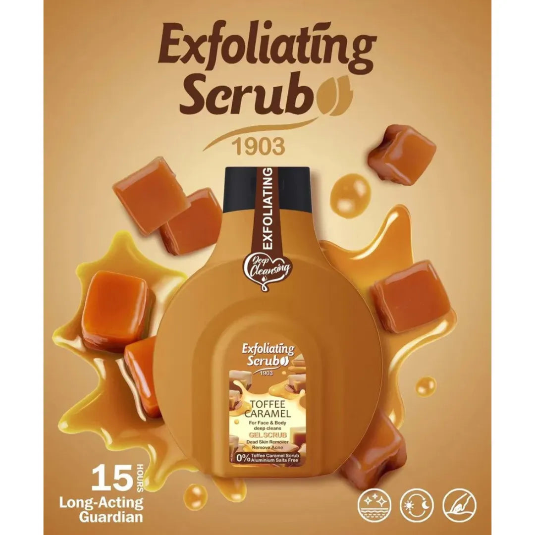 Fruit of the Wokali Toffee Caramel Gel Scrub - Buy Online in Pakistan at Cosmia.pk