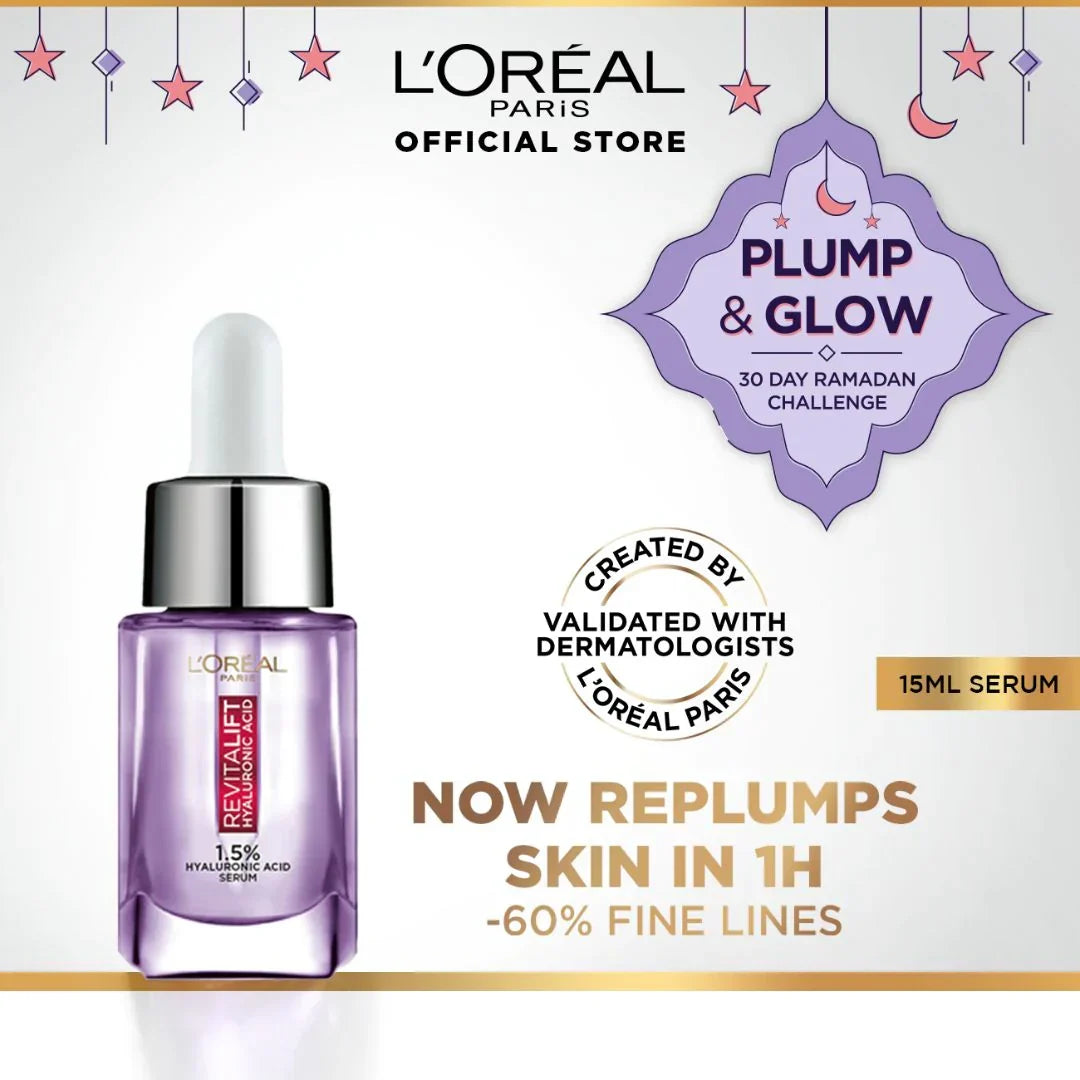 L'Oreal Serum With 1.5 % Hyaluronic Acid - Buy Online in Pakistan at Cosmia.pk