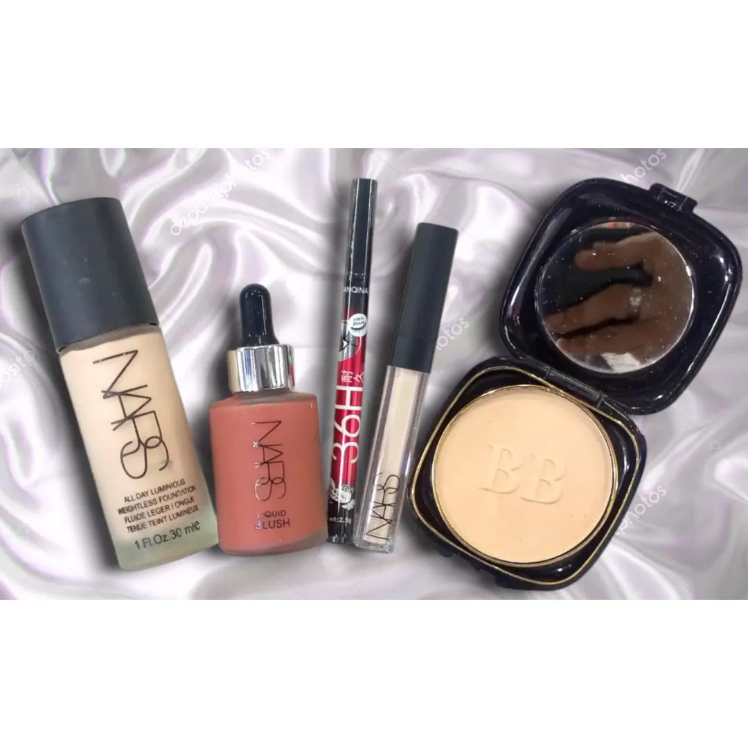 Luxe Glow Makeup Deal – 5-Piece Premium Perfection Set - Buy Online in Pakistan at Cosmia.pk