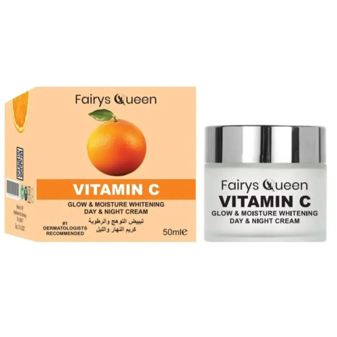 Fairy’s Queen Vitamin C Glow & Moisture Whitening Day & Night Cream – - Buy Online in Pakistan at Cosmia.pk