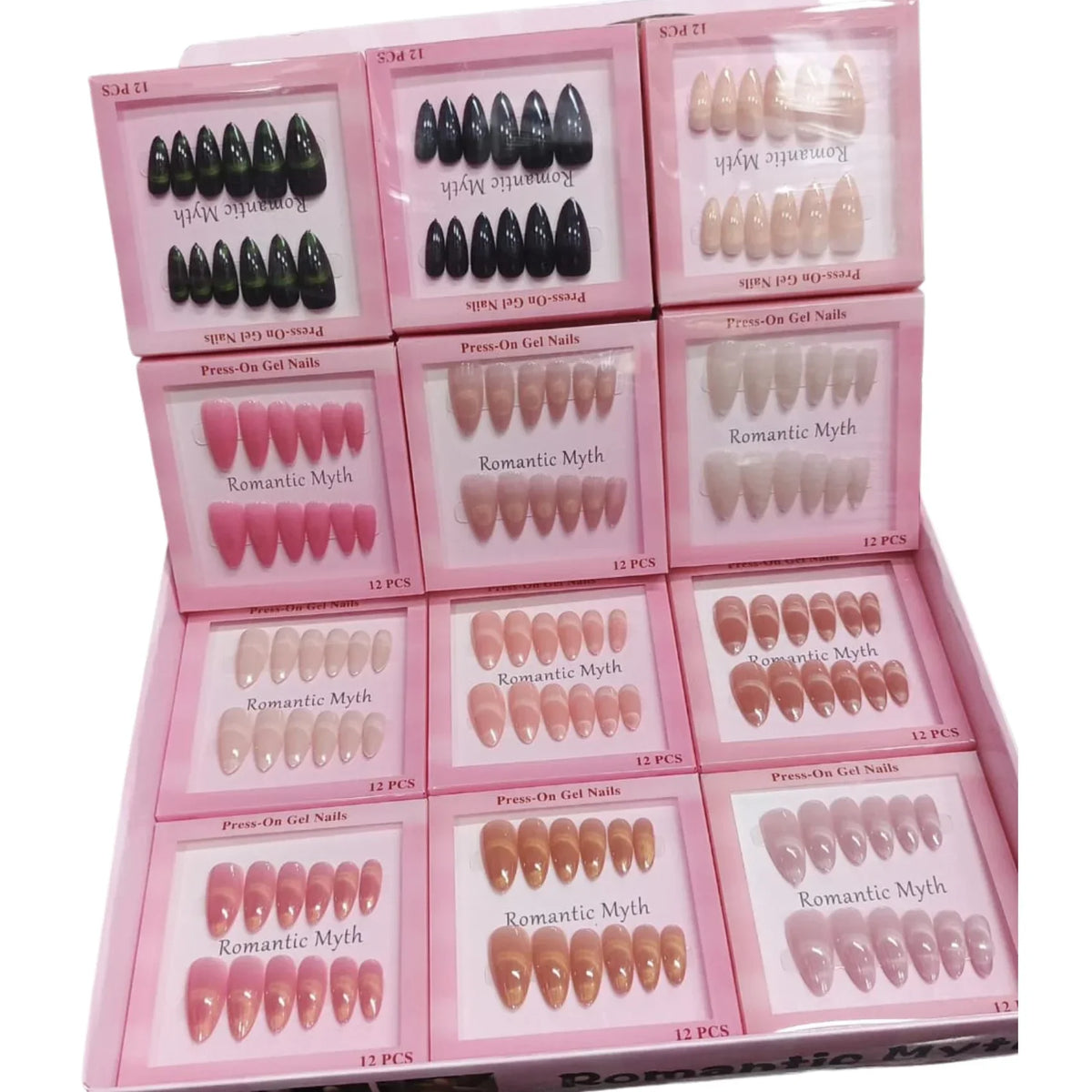 Romantic Myth Press On Gel Nails - 12Pcs - Buy Online in Pakistan at Cosmia.pk