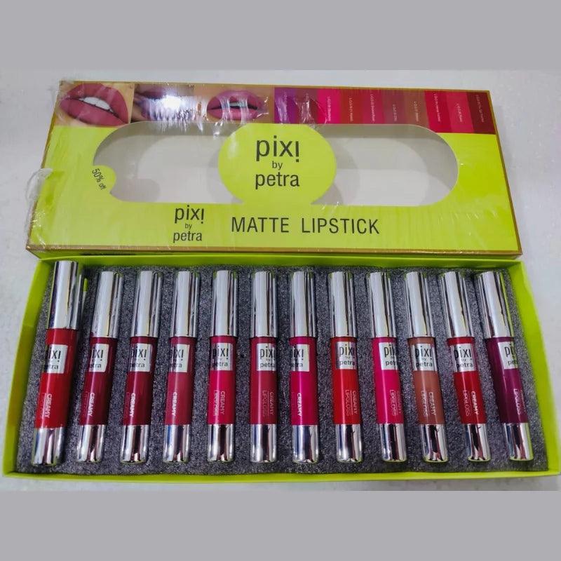 Pack of 12 Pixi Beauty Matt Lipsticks - Buy Online in Pakistan at Cosmia.pk