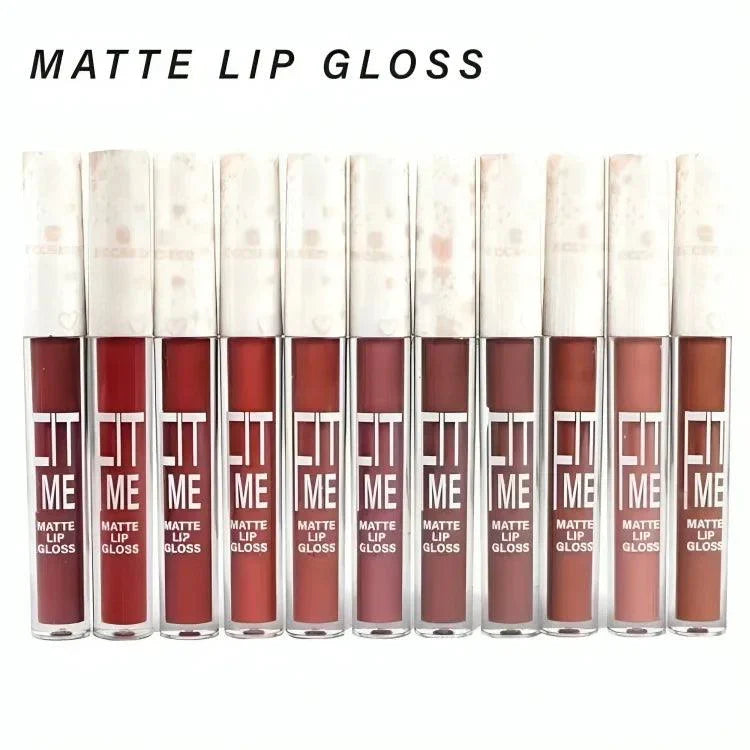 Huda Beauty Me Fit Me Lipgloss - 12 Pcs - Buy Online in Pakistan at Cosmia.pk