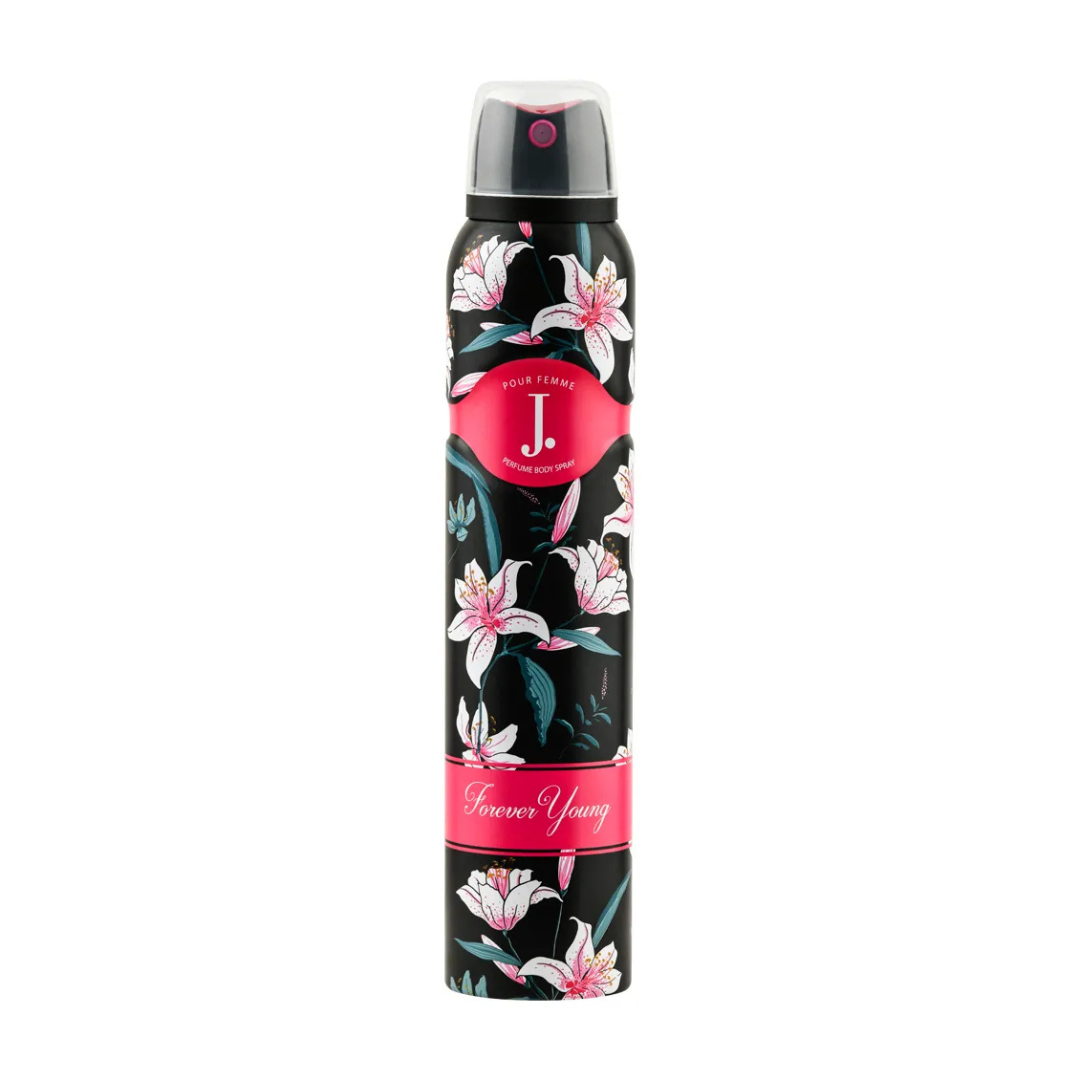 Junaid Jamshed J. Forever Young Femme Perfume Body Spray 200ml - Buy Online in Pakistan at Cosmia.pk