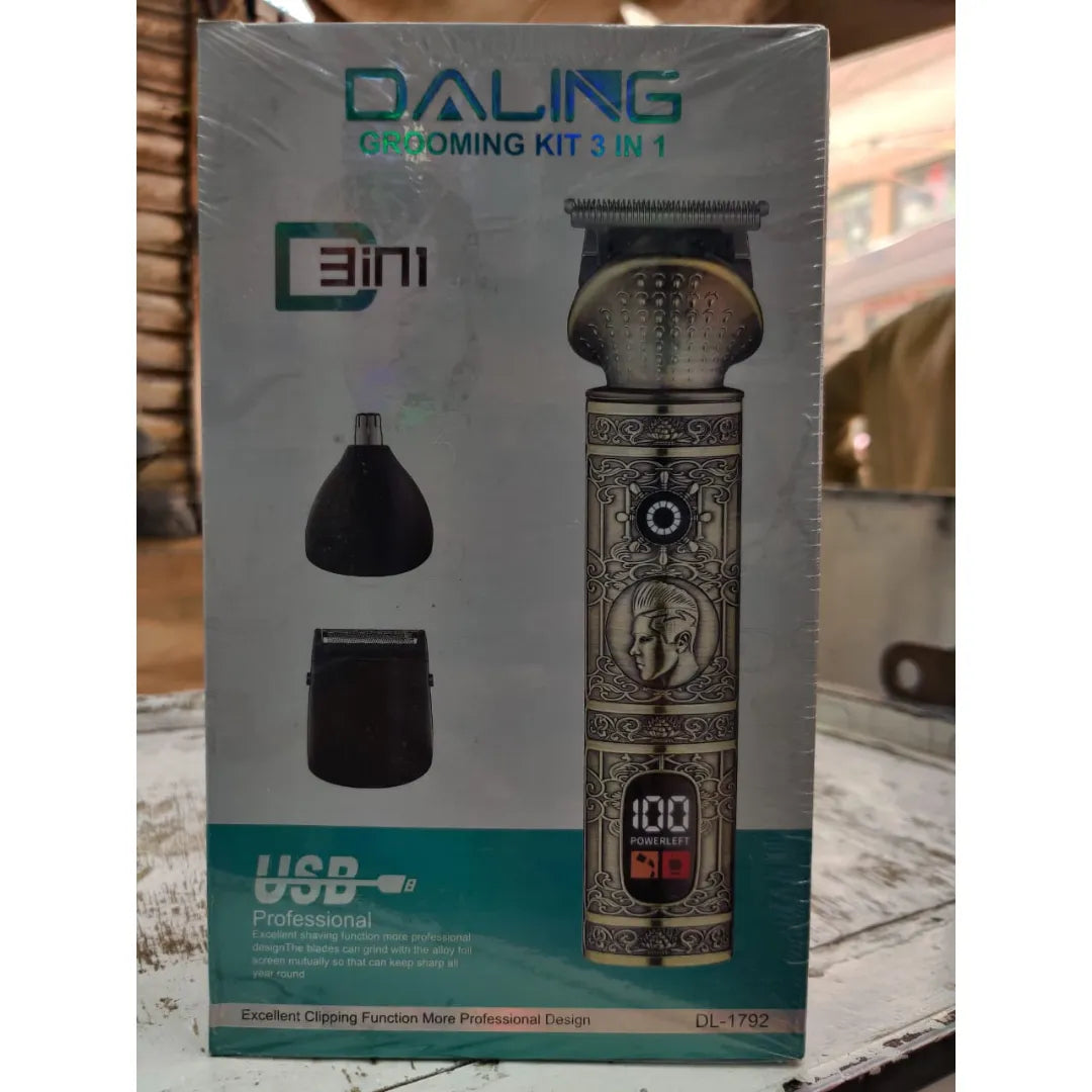Daling 3-in-1 Grooming Kit – Precision. Power. Performance. - Buy Online in Pakistan at Cosmia.pk