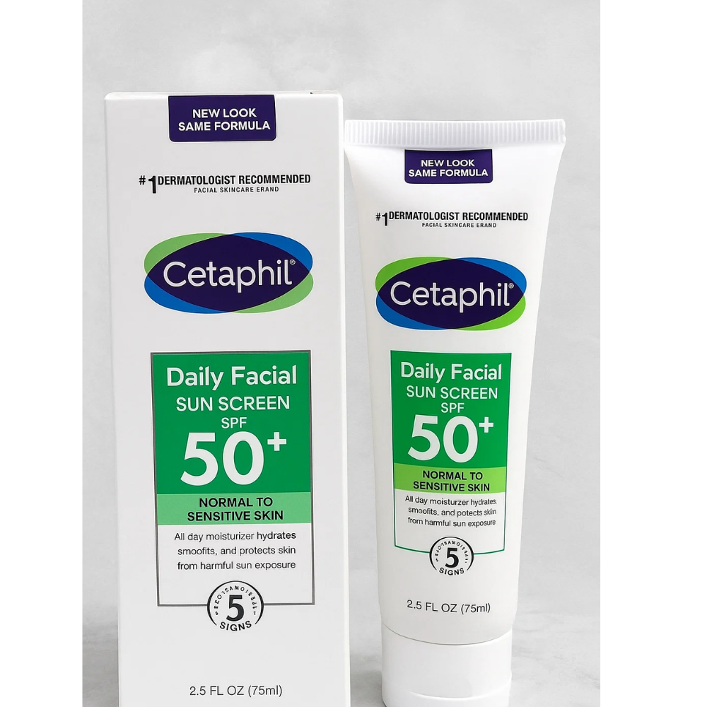 Cetaphil Daily Facial Sunscreen SPF 50 - 75ml - Buy Online in Pakistan at Cosmia.pk