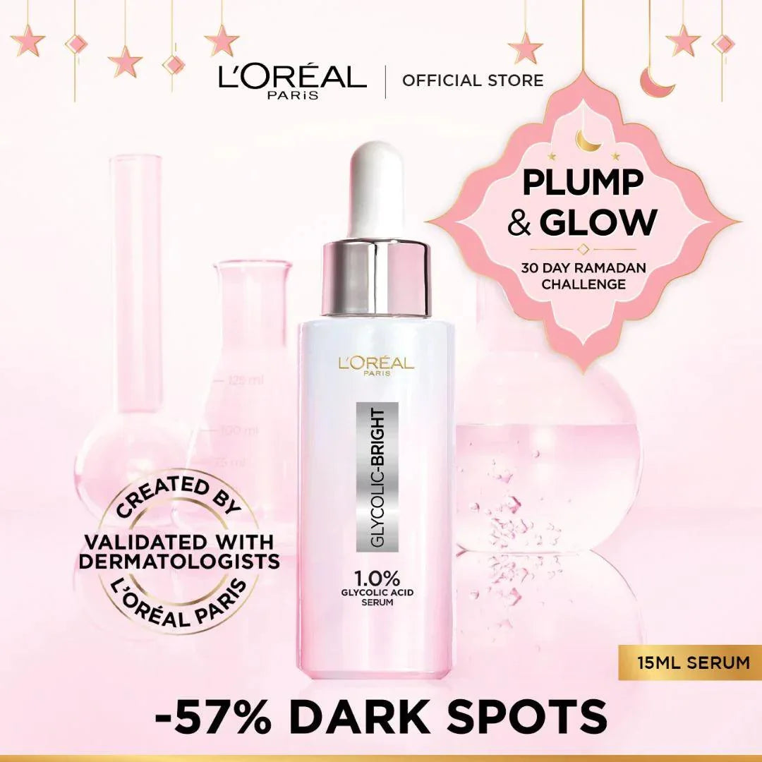 Loreal Paris Glycolic Bright Instant Glowing Face Serum - Buy Online in Pakistan at Cosmia.pk