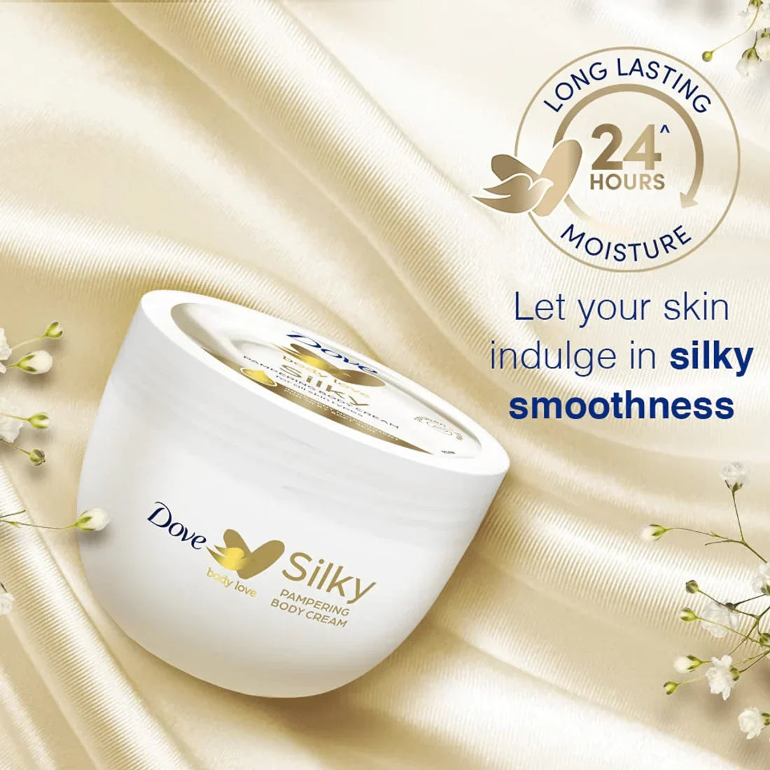 Dove Body Love Silky Pampering Body Cream 300ml - Buy Online in Pakistan at Cosmia.pk