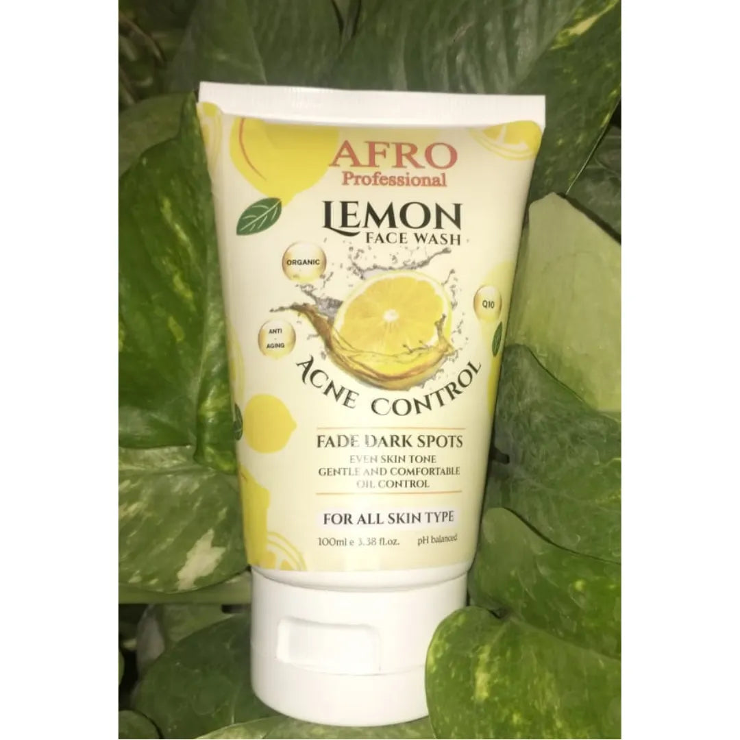 Afro Lemon Face Wash Acne Control – 100ml - Buy Online in Pakistan at Cosmia.pk