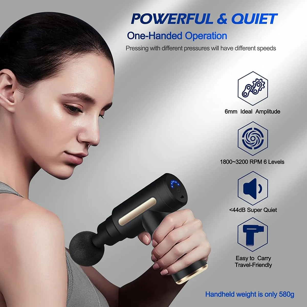 Uplayteck Mini Massage Gun, Muscle Massager - Buy Online in Pakistan at Cosmia.pk