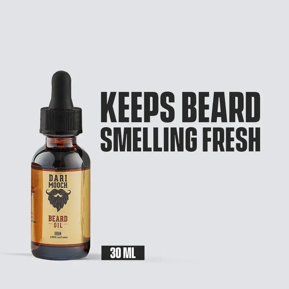 Dari Mooch Urban Beard Oil 30ml - Buy Online in Pakistan at Cosmia.pk