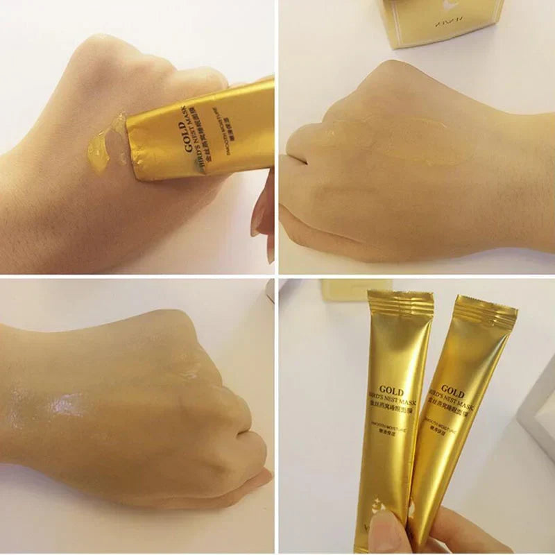 VENZEN Gold Bird's Nest Sleeping Mask 4ml*20 - Buy Online in Pakistan at Cosmia.pk