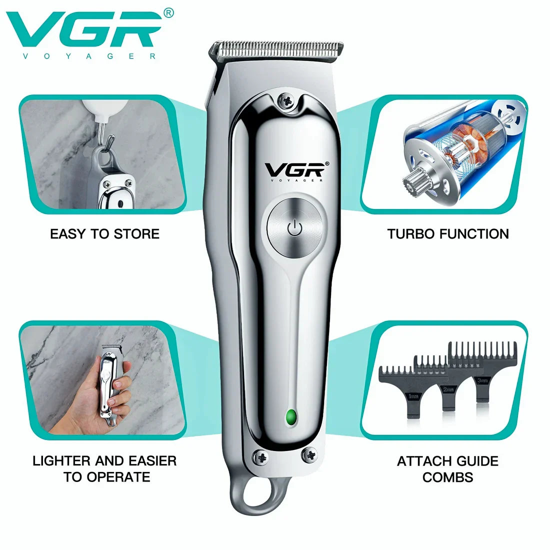 VGR V-071 Professional Hair Trimmer - Buy Online in Pakistan at Cosmia.pk