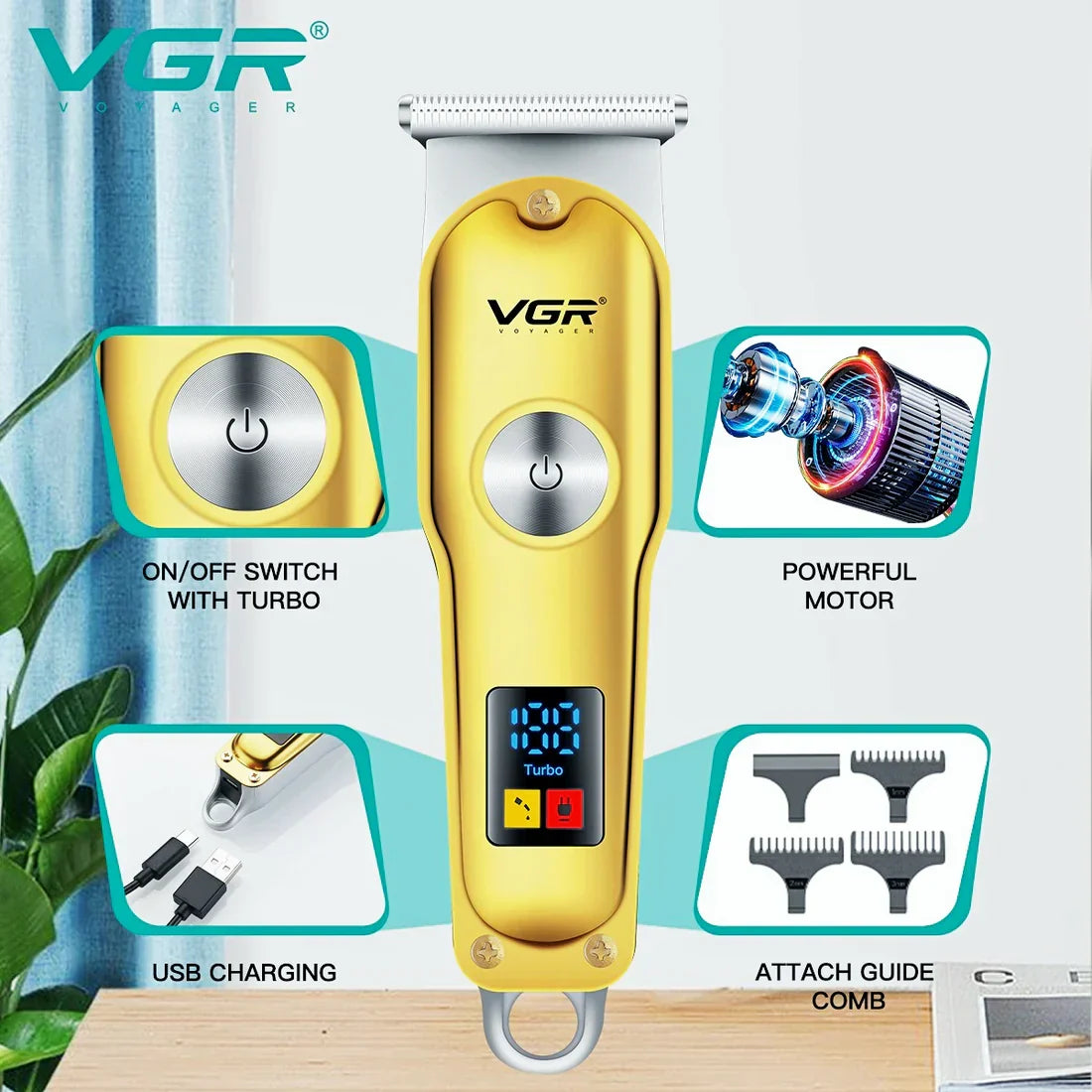 VGR V-290 Professional Hair Trimmer - Buy Online in Pakistan at Cosmia.pk